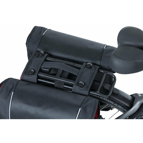 Basil fietstas dubbel Sport Design MIK zwart Black Lime - Afbeelding 2
